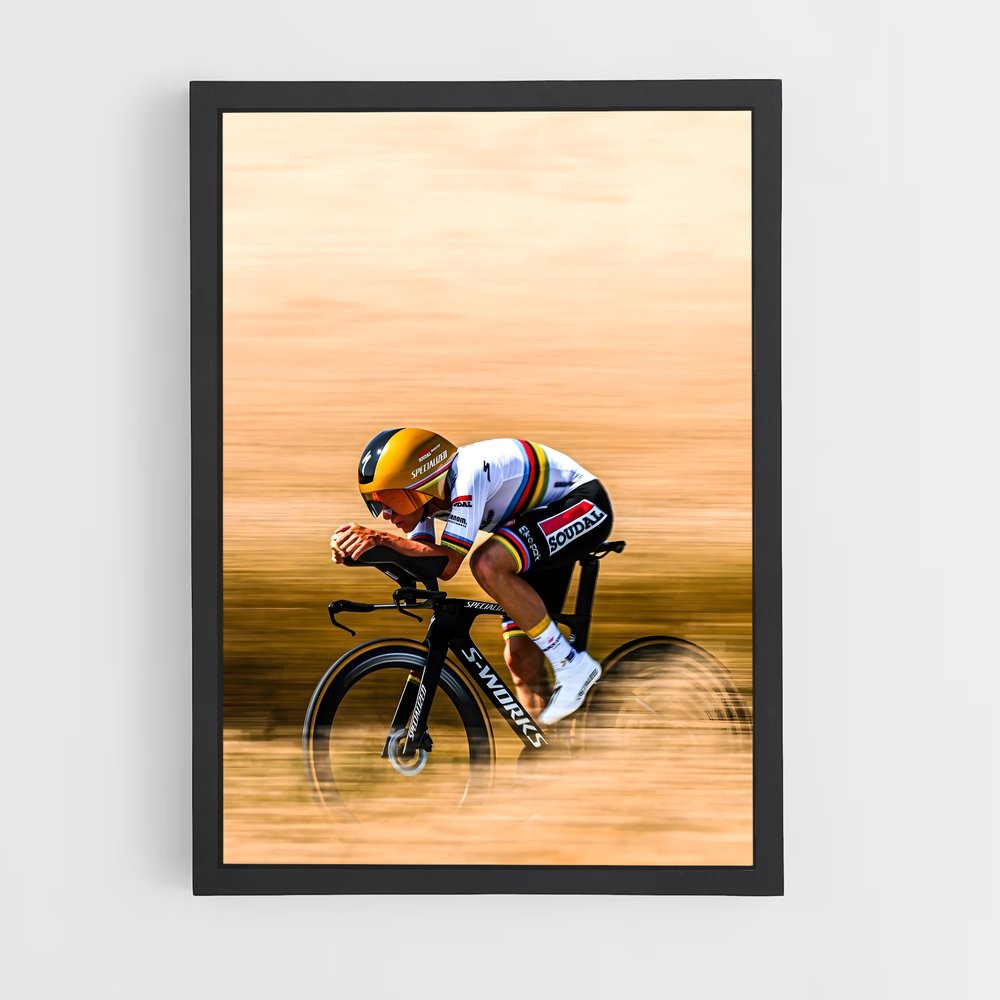 Poster L'Escapade de Remco – affiche Cyclisme (vue 2)